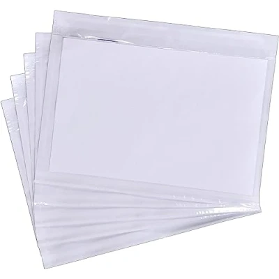 Immagine di Pakomat Buste portadocumenti DIN C6 per formato A6, trasparenti autoadesive (20)