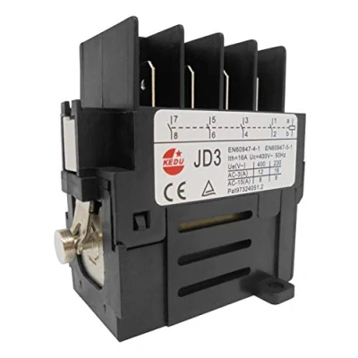 Immagine di Contattore motore (relè) KEDU JD3 400V 50Hz con 4 contatti NO, 10 pin