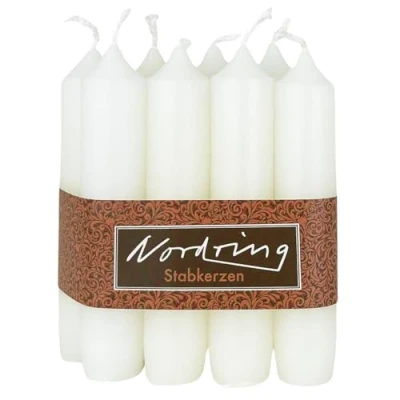 Immagine di Nordring 8 candele bianche 2,2 x 11 cm di altezza