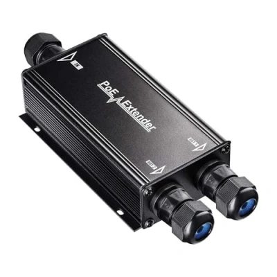 Immagine di Cudy 2 Channel Gigabit Outdoor Poe Extender, IP67 Impermeabile, 10/100 / 1000Mbps, Ripetitore/Amplificatore/ripetitore, 802.3bt AT/AF, Montaggio a Parete