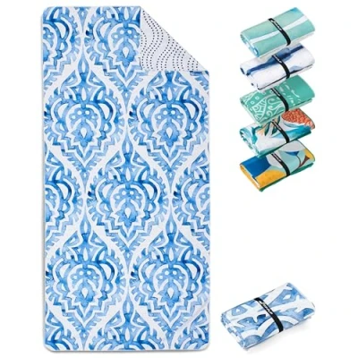 Immagine di Fit Flip Telo Mare Microfibra leggero, fine e ad asciugatura rapida Asciugamano Grande XXL 100% riciclato Boho 200x90cm