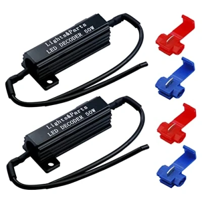 Immagine di L&amp;P B547: 2 Pezzi H1 H3 HB3 HB4 H7 H8 H11 CanBus Plug&amp;Play Resistenza elettrica (50Watt/6Ohm) per LED/SMD, nessun messagio di Errore