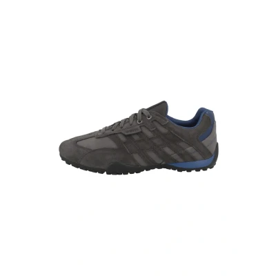 Immagine di Geox U Snake Sneakers basse, Uomo, Taglia: 41, Graphite Pelle e tessuto
