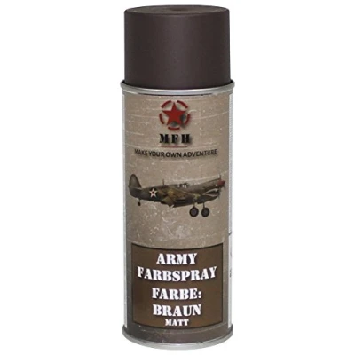 Immagine di MFH Vernice spray Army, opaca, 400 ml (marrone)