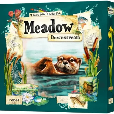 Immagine di Asmodee Meadow Downstream Espansione Gioco da Tavolo, 1 a 4 Giocatori, 10+ Anni, Edizione in Italiano