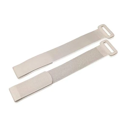 Immagine di Alfatex® by Velcro® Fascette stringicavo bianche con fibbia in plastica, confezione da 2 pezzi (25 mm x 250 mm)