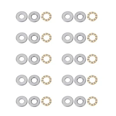 Immagine di cuscinetti a sfere di spinta in miniatura 10pcs acciaio piatto alta precisione con per la produzione macchinari(F12 21M 12 * 21 5mm)