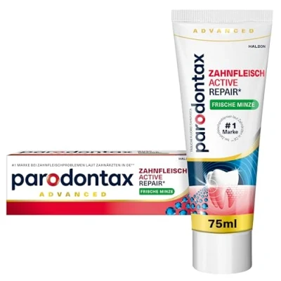 Immagine di Parodontax Active Gum Repair dentifricio con fluoro, 1 x 75 ml, per gengive più sane dalla settimana