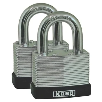 Immagine di Kasp K13040D2 Lucchetto in acciaio laminato, 40 mm, confezione doppia