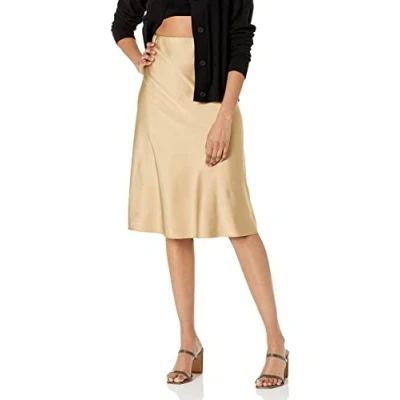 Immagine di The Drop Maya, Gonna Sottoveste, Effetto Seta da Donna, 4X Plus, Grigio Pietra