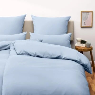 Immagine di Blumtal 90 Set di biancheria da letto E federa in microfibra (Coperta 135X200 Cuscino 80X80, Azzurro)