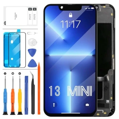 Immagine di INCELL Schermo LCD per iPhone 13 Mini A2628, A2481, A2626, A2629, A2630 Display Full HD COF Touch Screen Digitizer Assembly Kit di riparazione con strumenti