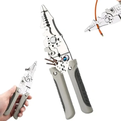 Immagine di Lyoveu Multifunctional Wire Stripper Crimper Cable Cutter Pliers,Professional Electrical Stripping Tool,Multipurpose for Cutting, Crimping Tool