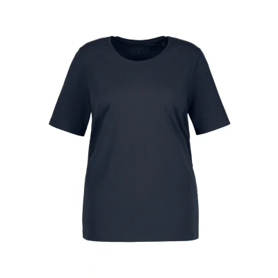 Immagine di Ulla Popken Tshirt basic, Donna, Taglia: 54/56, Marine