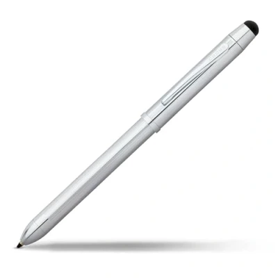 Immagine di Cross Tech3+ Penna multifunzione con incisione, finitura placcata oro Sylus 1 pezzo Cromo lucido.