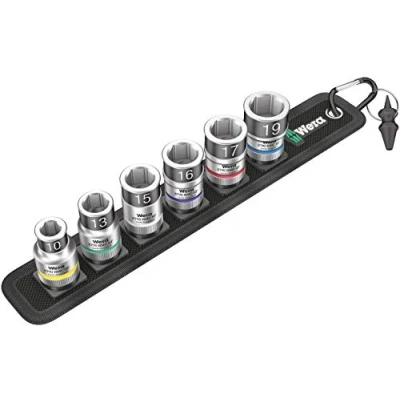 Immagine di Wera Belt C 1 Zyklop Kit inserti a bussola 1/2 (12.5 mm) 7 parti 05003995001