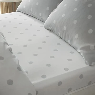 Immagine di Catherine Lansfield Lenzuolo con angoli per letto king size, 30 m, colore: grigio