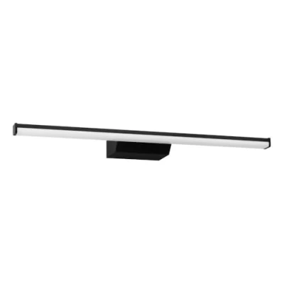 Immagine di Eglo connect.z Regello Z Lampada per specchio LED Smart Home, L 60 cm, ZigBee, app e controllo vocale Alexa, luce colore regolabile bianco caldo freddo, RGB, dimmerabile, bagno, nero, IP44