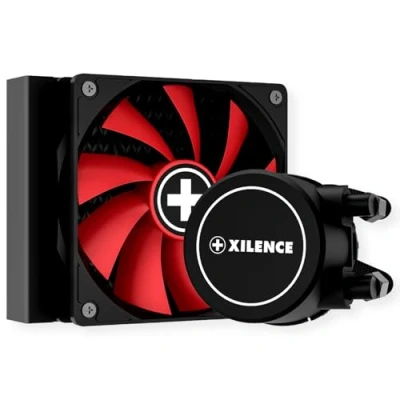 Immagine di Xilence LQ120 AMD e Intel AiO 120 mm, 1 ventola PWM da 200 W TDP, rosso/nero