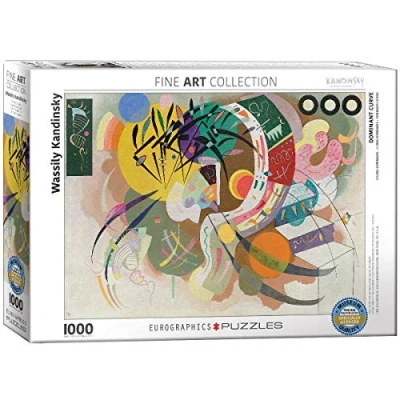 Immagine di EuroGraphics Dominant Curve by Wassily Kandinsky Puzzle, Multicolore, 48 x 68 cm, 6000 0839