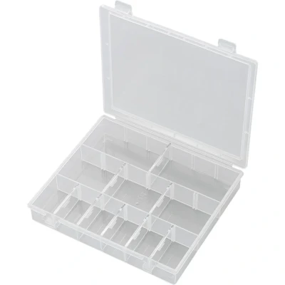 Immagine di Cassetta per assortimento (L x P A) 170 140 25 mm SG18 011, numero scomparti: 18, suddivisione variabile