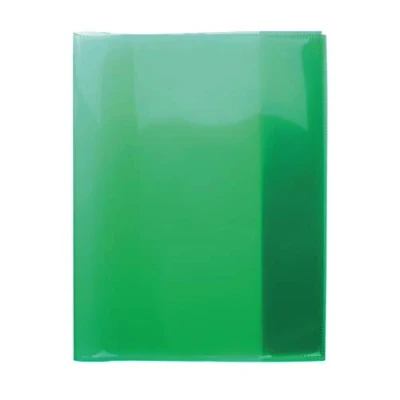 Immagine di HERMA 19624 Copertina per quaderni Quart trasparente, verde, 10 pezzi, in pellicola di polipropilene resistente, lavabile, extra spessa, scolastici, colorati