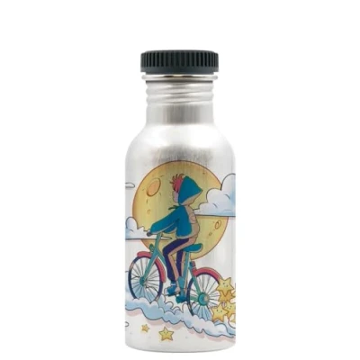Immagine di Botella aluminio 0,6 L. tapón Plain Go to the moon