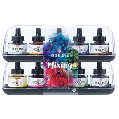 Immagine di Ecoline Talens Set di 10 Bicchieri per Acqua, 30 ml
