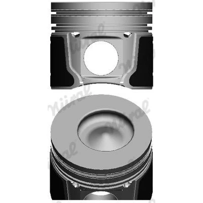 Immagine di NÜRAL 87 437007 00 Pistone 83 con canale raffreddamento, porta fascia elastica FORD: S Max Mk1