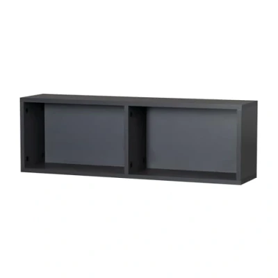 Immagine di roba Mensola universale da parete, 2 scomparti, antracite, per lo spazio sopra il comò o come libreria, dimensioni: 29 x 90 20 cm (altezza larghezza profondità)