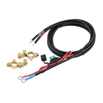 Immagine di Enjoysolar 6 mm² cavo batteria regolatore di carica solare e con fusibile M8 anello occhielli (130)