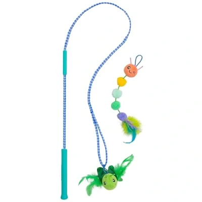 Immagine di Catstages Tail Teaser Ground Prey Play Wand With Catnip Toy Attachments Interactive Cat