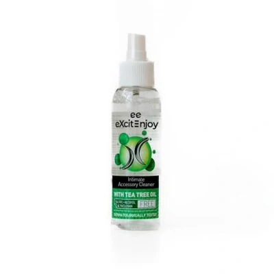 Immagine di EXCITE Detergente disinfettante per coppette mestruali e accessori in silicone. antibatterico antisettico con Tea Tree Oil. senza alcool solfati. 100ml