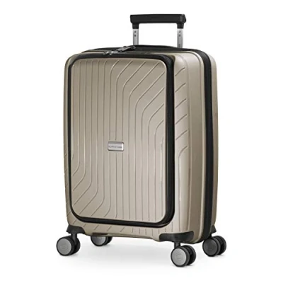 Immagine di Hauptstadtkoffer TXL Trolley da viaggio in 3 misure, polipropilene rigido robusto e leggero, champagne, laptop Rollkoffer, Valigetta arrotolabile per