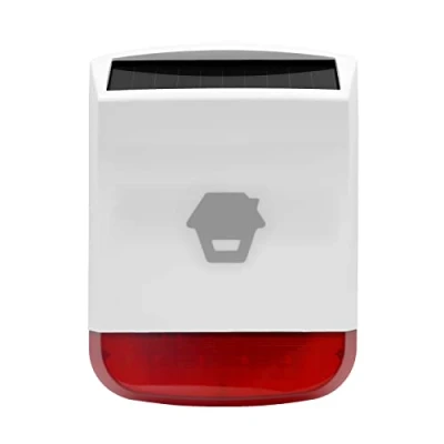 Immagine di Chuango SPS 260 Sirena solare wireless Allarme antifurto con luce stroboscopica lampeggiante rossa Sistema di sicurezza ad alte prestazioni Volume 110 dB Compatibile accessori