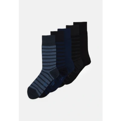 Immagine di Falke Happy Giftboxox 5Pack everyday casual Calze, Uomo, Taglia: 39 42, Black/blue/light blue