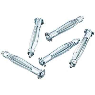 Immagine di Molly M16206 XJ Tasselli Metallici ad espansione con Viti M5 Ø 5 x 75 mm, Grigio, 13 10, Set di 10 Pezzi
