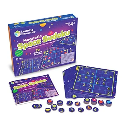 Immagine di Learning Resources Sudoku Spaziale Magnetico, Rompicapo, 72 pezzi, Dai 4 anni in avanti