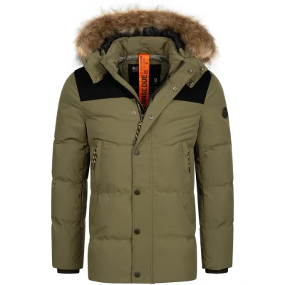 Immagine di Indicode Jeans Hexyl Cappotto invernale, Uomo, Taglia: Small, Army
