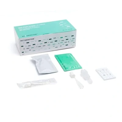 Immagine di 1 Accudoctor test antidroga 6 droghe saliva THC cannabis marihuana cocaina coca amphetamine oppiacei metamfetamina kit analisi salivare apparecchi per