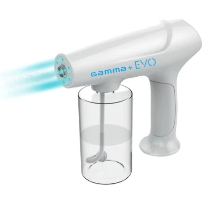 Immagine di Gamma+ NANO Atomizzatore EVO MISTER, Vaporizzatore Ricaricabile con USB Tipo C, Alta Capacità 340 ml, 90 Minuti di Autonomia, Silenzioso, Nebulizzatore per Capelli, Pelle e Superfici Dure