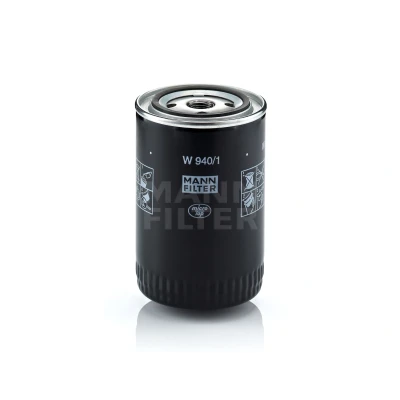 Immagine di MANN FILTER W 940/1 Filtro olio 3/4 16 UNF con una valvola blocco arretramento ad avvitamento FERRARI: Mondial Coupe, 328 GTB, Dino GT4