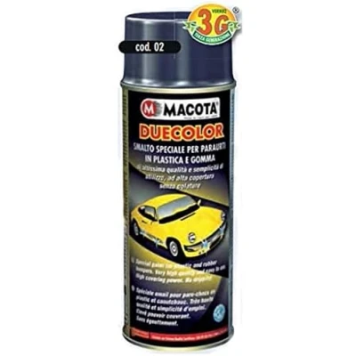 Immagine di TRS® MACOTA DUECOLOR Nero Lucido Spray Vernice Smalto Speciale PARAURTI PLASTICA Gomma Auto Moto Camper RINNOVA RIGENERA Tuning Fai da Te Senza Colature Professionale