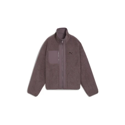 Immagine di Puma Wendbare Giacca in pile, Donna, Taglia: Large, Raisin