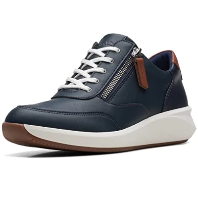 Immagine di Clarks Un Rio Zip, Scarpe da Ginnastica Donna, Navy Combi, 39 EU