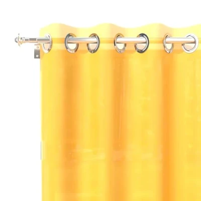 Immagine di Soleil d&#039;ocre Alix Tenda con occhielli, Giallo, 140 x 180 cm