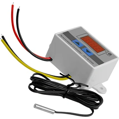 Immagine di AZDelivery XH W3001 Termostato Modulo Regolatore di Temperatura LED Digitale, Mini Interruttore Sensore Impermeabile con Sonda NTC DC 12V 120W 10A incluso un E Book!