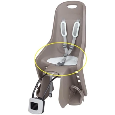 Immagine di POLISPORT 8407200005 Cuscino inferiore impermeabile di ricambio per sedia modello BUBBLY MAXI colore grigio