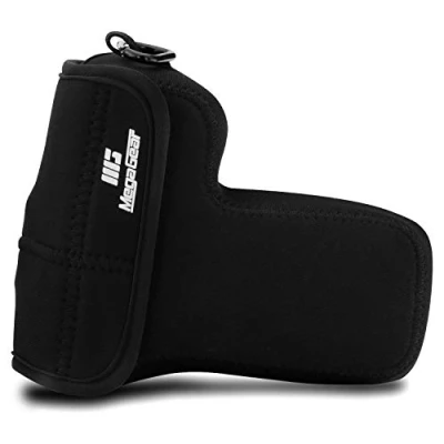Immagine di MegaGear MG1822 Custodia ultra leggera in neoprene, compatibile con Nikon Z50 (50 250 mm), colore: Nero