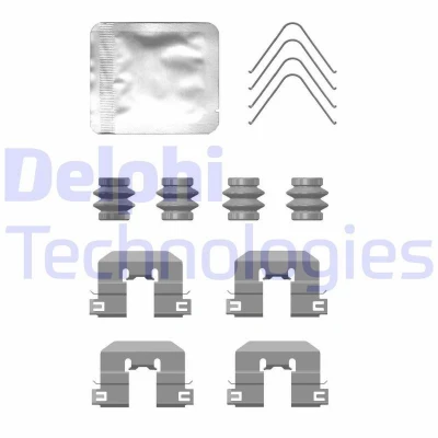 Immagine di DELPHI LX0764 Kit accessori, Pastiglia freno